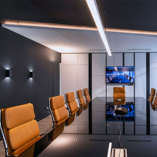 Modern meeting rooms