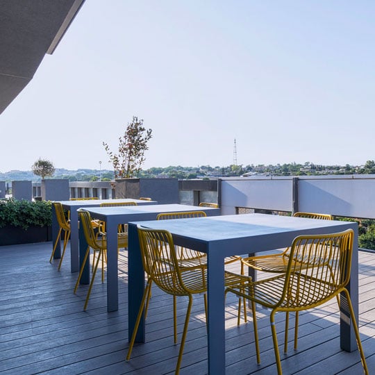 Sunny terrace